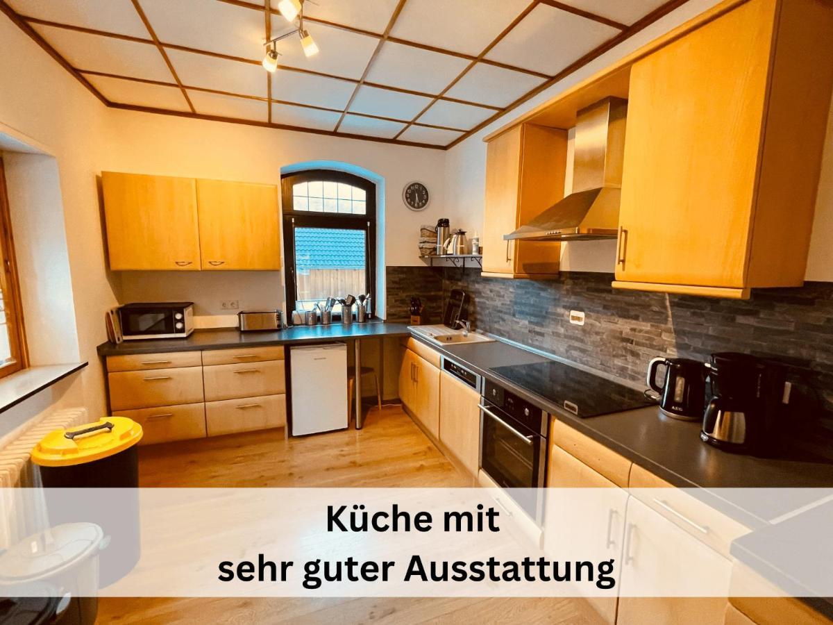 שמאלנברג Ferienhaus Grimme - 350M2, 18 Betten - Mit Indoorspielplatz, Pool, Grosser Terrasse, Grill, Sauna, Kicker, Dart, Uvm - Ideal Fuer Familien מראה חיצוני תמונה